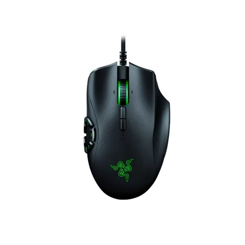 Razer – Naga Trinity Wired Optical Gaming Mouse with Interchangeable Side Plates in 2, 6, 12 Button Configurations
