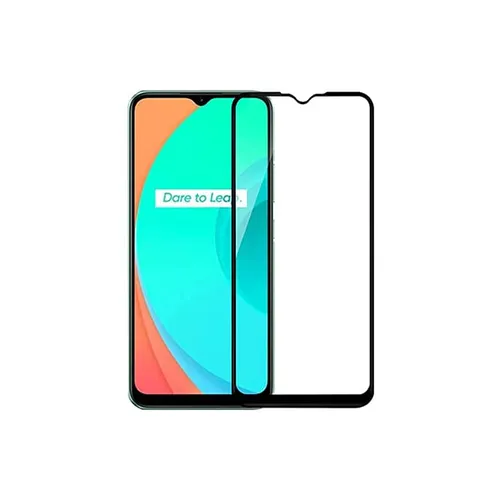 Realme C15 Full Glue Tempered Glass Screen Protector