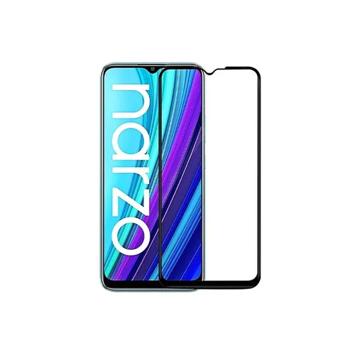 Realme Narzo 30A Full Glue Tempered Glass Screen Protector