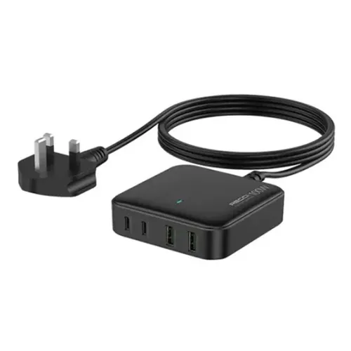 Recci RC39 100W Gan Desktop Charger Black