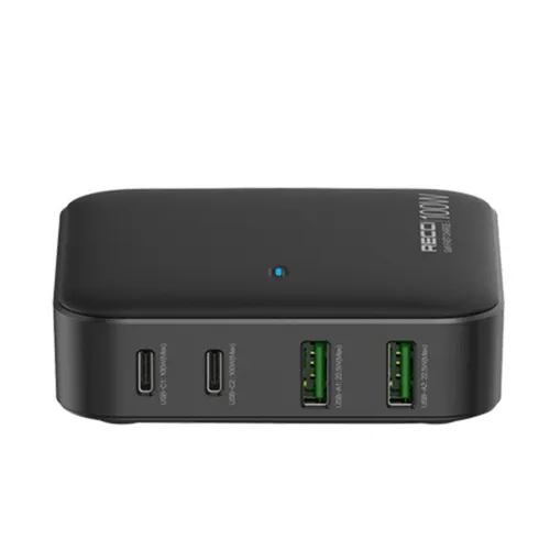 Recci RC39 100W Gan Desktop Charger Black