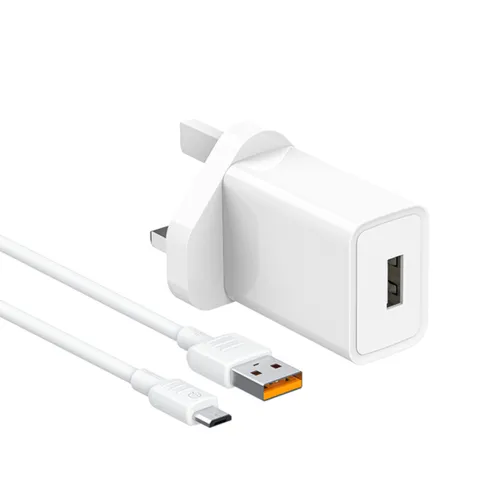 Recci RC61UM 2.4A Travel Charger And Micro Cable