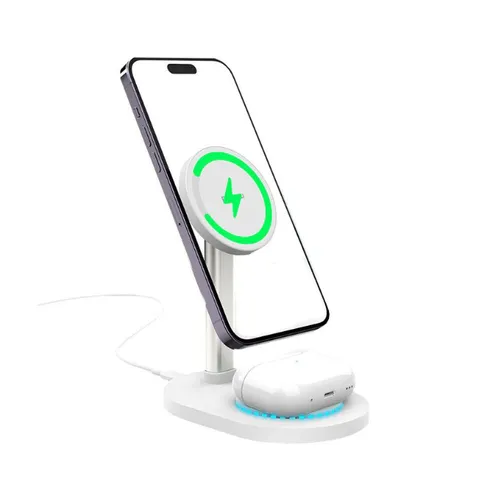 Recci RCW-32 15W Wireless Charger Holder White