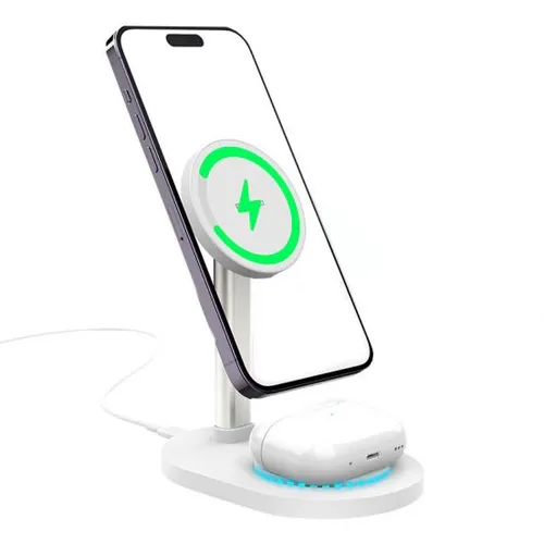 RECCI RCW-32 2 in 1 Wireless Magnetic Charger & Holder Stand