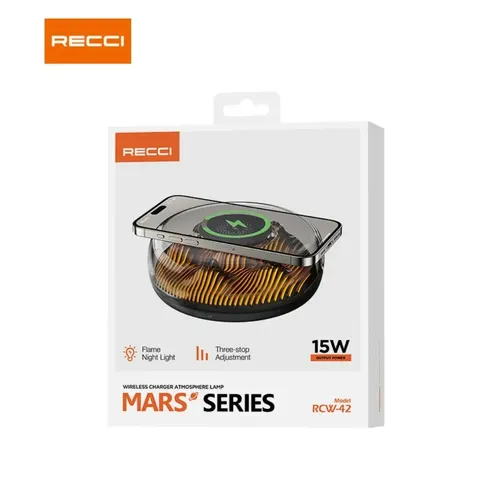 RECCI RCW-42 15W Mars Series Atmosphere Lamp Wireless Charger