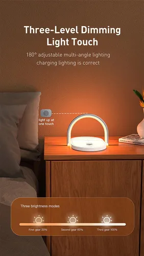 RECCI RLS-L15 3-in-1 Wireless Charger And Touch Atmospher Light
