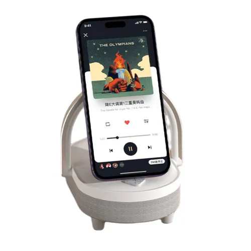 Recci RLS-L16 4 in 1 Speaker And Wireless Charger 15W