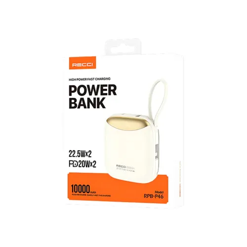RECCI RPB-P46 22.5W 10000mAh Power Bank