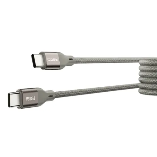 Recci RS23CC PD 65W Magnetic Type-C TO Type-C 100CM Cable Gold