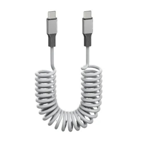 Recci RS25CC PD 65w Stretch 180cm Cable Silver