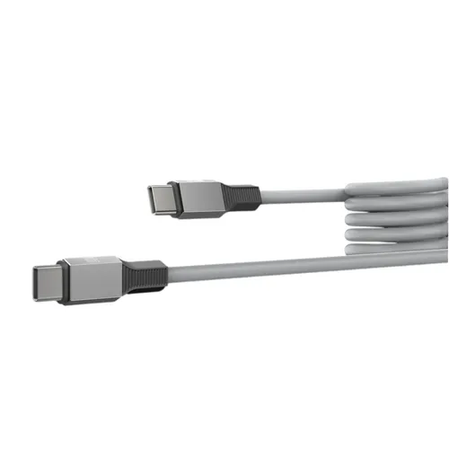 Recci RS25CC PD 65w Stretch 180cm Cable Silver