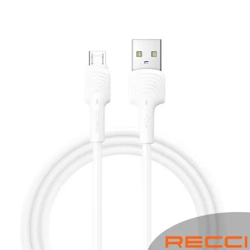 RECCI RTC-N25M 2.4A 1m Wave Micro Data Cable