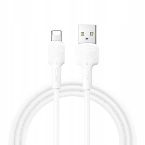 Recci RTC-N26L Wave Lightning 1m Cable – White