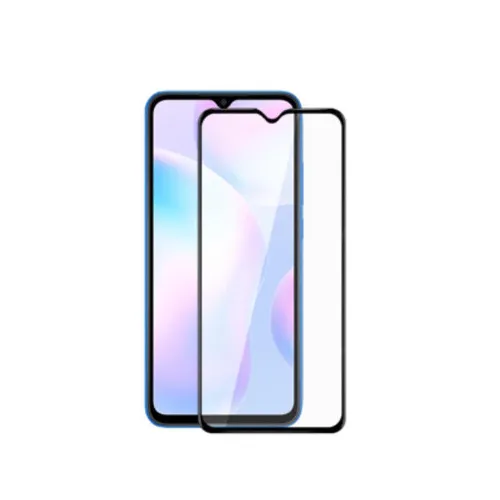 Redmi 9A Full Glue Tempered Glass Screen Protector