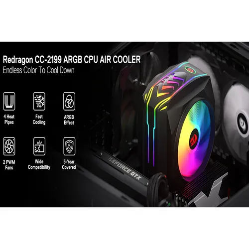 Redragon Balder CC-2199 ARGB CPU Air Cooler