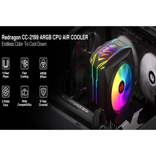 Redragon Balder CC-2199 ARGB CPU Air Cooler