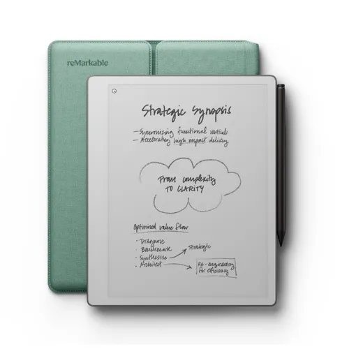 Remarkable 10.3" Paper Pure with Marker Plus and Sleeve Folio Polymerweave