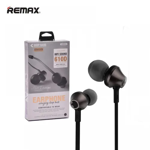 REMAX 610D HIFI Sound In-Ear Headphones Deep Bass Original Music Earphone
