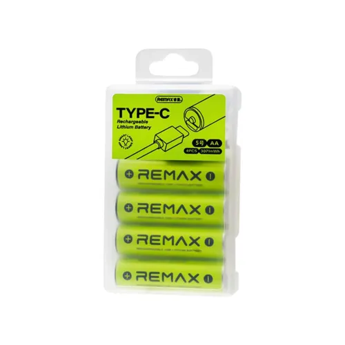 Remax AA02 USB Rechargeable AA Lithium Batteries (4 Pack)