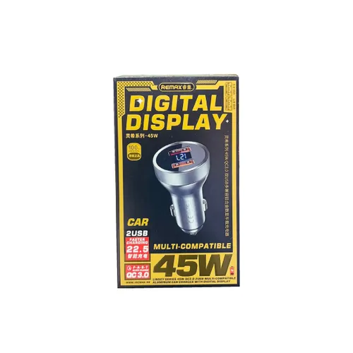 Remax Car Charger Fast Charge 3.0 45W 2+USB Charging Port Multi-compatible RCC325