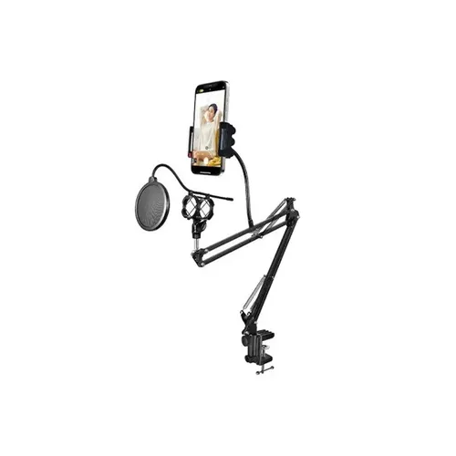 Remax CK100 Pro Mobile Recording Studio Dual-Use Base Microphone Stand