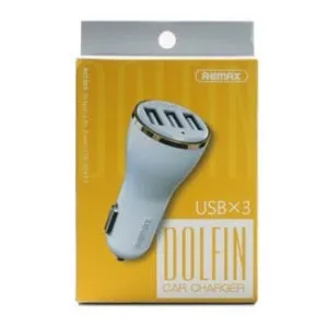 Remax Dolfin Triple Port 3.4A Car Charger-RCC303