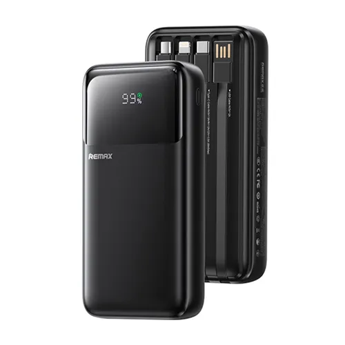 Remax FCP-2 20000mAh LED Display With 4 Cable Powerbank