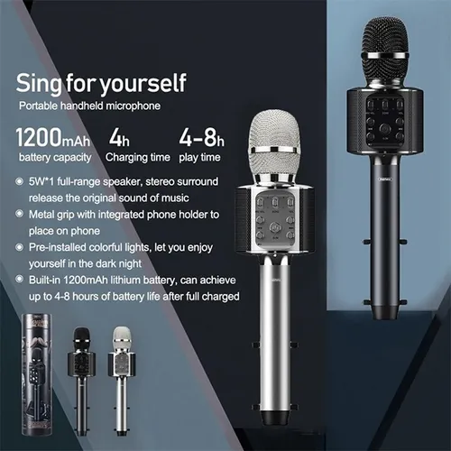 Remax K05 Portable Wireless Karaoke Microphone