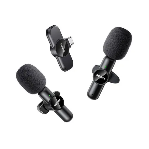 Remax K10 Ryusic Series One to Two Live Stream Wireless Microphone