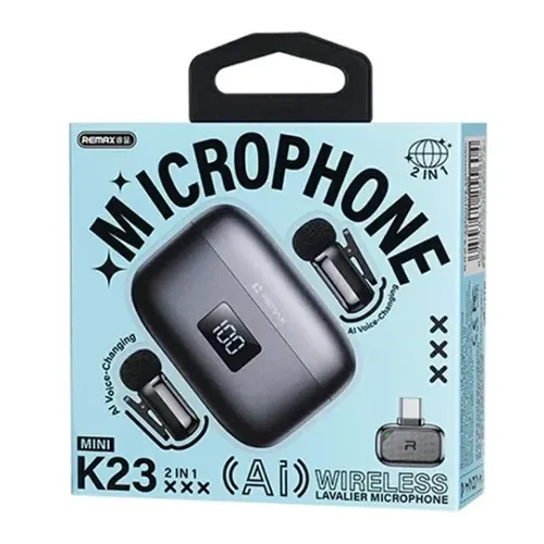 Remax K23 Ai Voice-Changing Mic Mini Wireless MicroPhone
