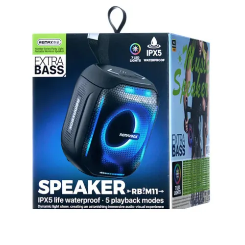 Remax RB-M11 Party Light Portable Wireless Speaker Black