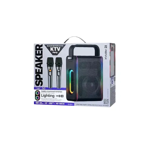 REMAX RB-MB08 60W Bluetooth 6.0 Lighting Party Karaoke Speaker