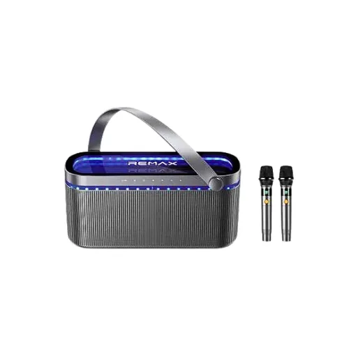 REMAX RB-MB09 Karaoke Speaker with 2 Wireless Microphones