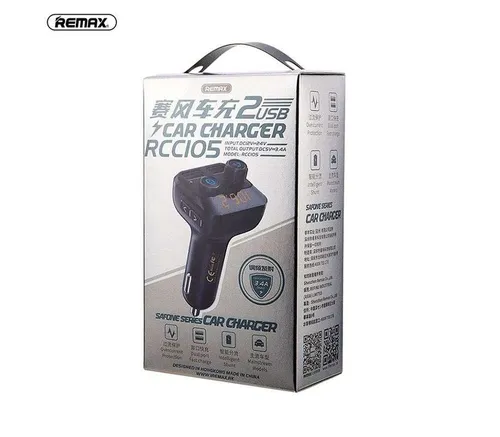 Remax RCC105 Car Charger with FM Transmitter