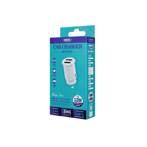 Remax RCC239 Dual USB Mini Standard Car Charger