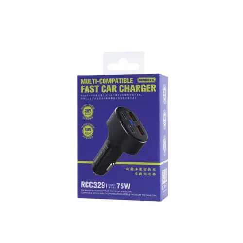 Remax RCC329 2USB 2TYPE-C 75W Car Charger