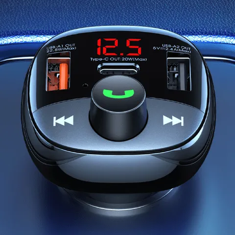 Remax RCC331 2USB 1TYPE-C 54.5W Car Charger
