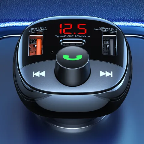Remax RCC331 2USB 1TYPE-C 54.5W Car Charger