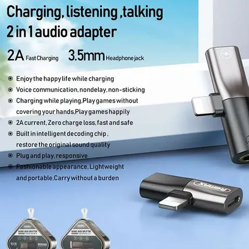 Remax RL-LA09 Lightning Audio Adapter