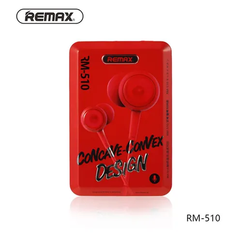 Remax RM-510 Concave-Concex Design Earphones