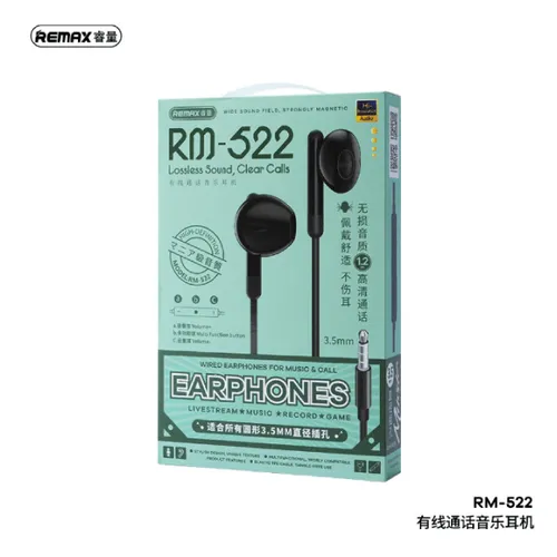Remax RM-522 Wired Music Earphones