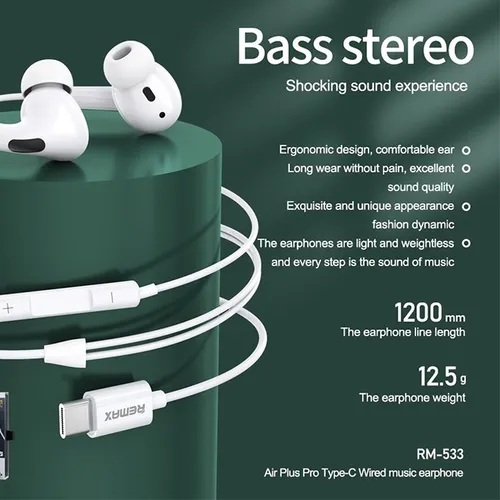 Remax RM-533 Wired Earphones