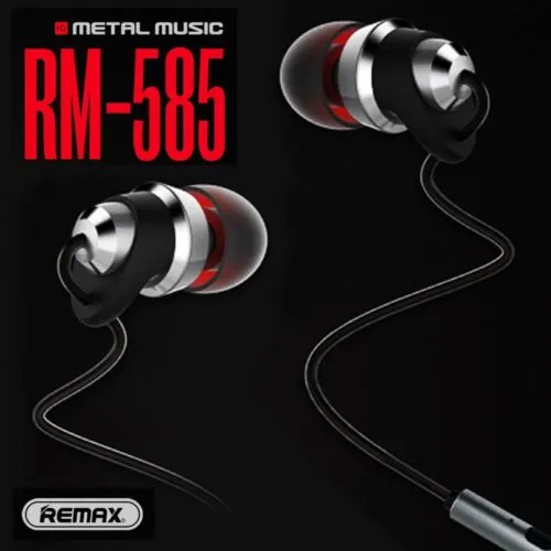 REMAX RM-585 3.5mm In-ear Stereo Metal Earphone