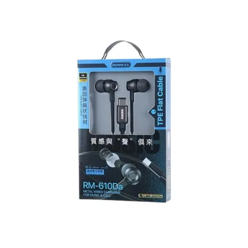 Remax RM-610DA Type-C Metal Wired Earphone