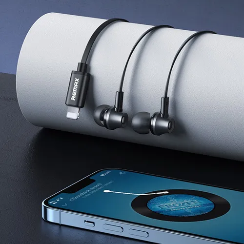 Remax RM-610Di Lightning Metal Wired Earphone