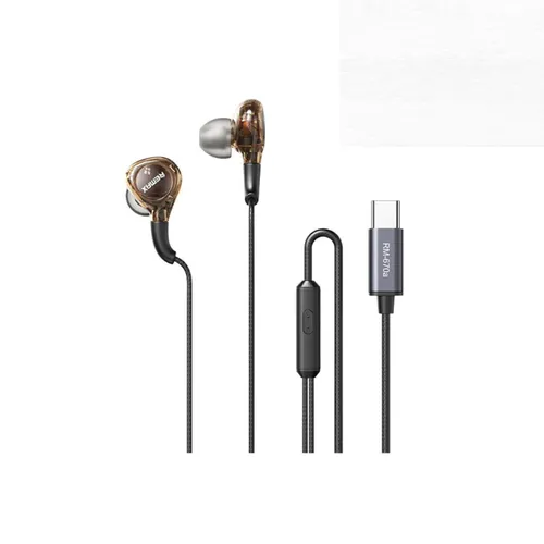 Remax RM-670A Type-C Digital Wired Earphone For Music And Call