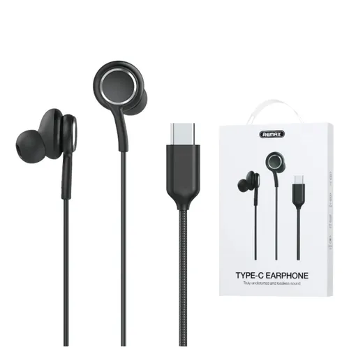 Remax RM-703A Type-C Earphone Black