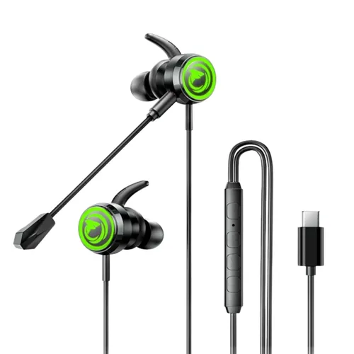 Remax RM-709A Type-C Digital Edition Wired Gaming Earphones - Black