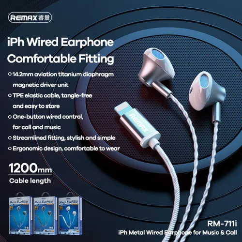 Remax RM-711i iPhone Wired Earphone