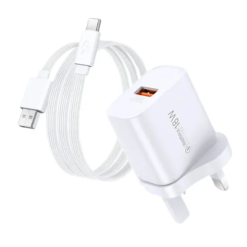 Remax RP-U119 18W 3pin Dock With Type-C Cable White